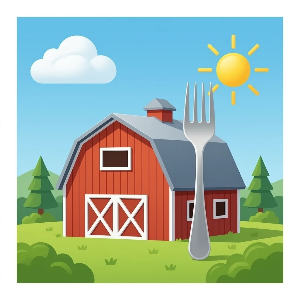 barn fork emoji