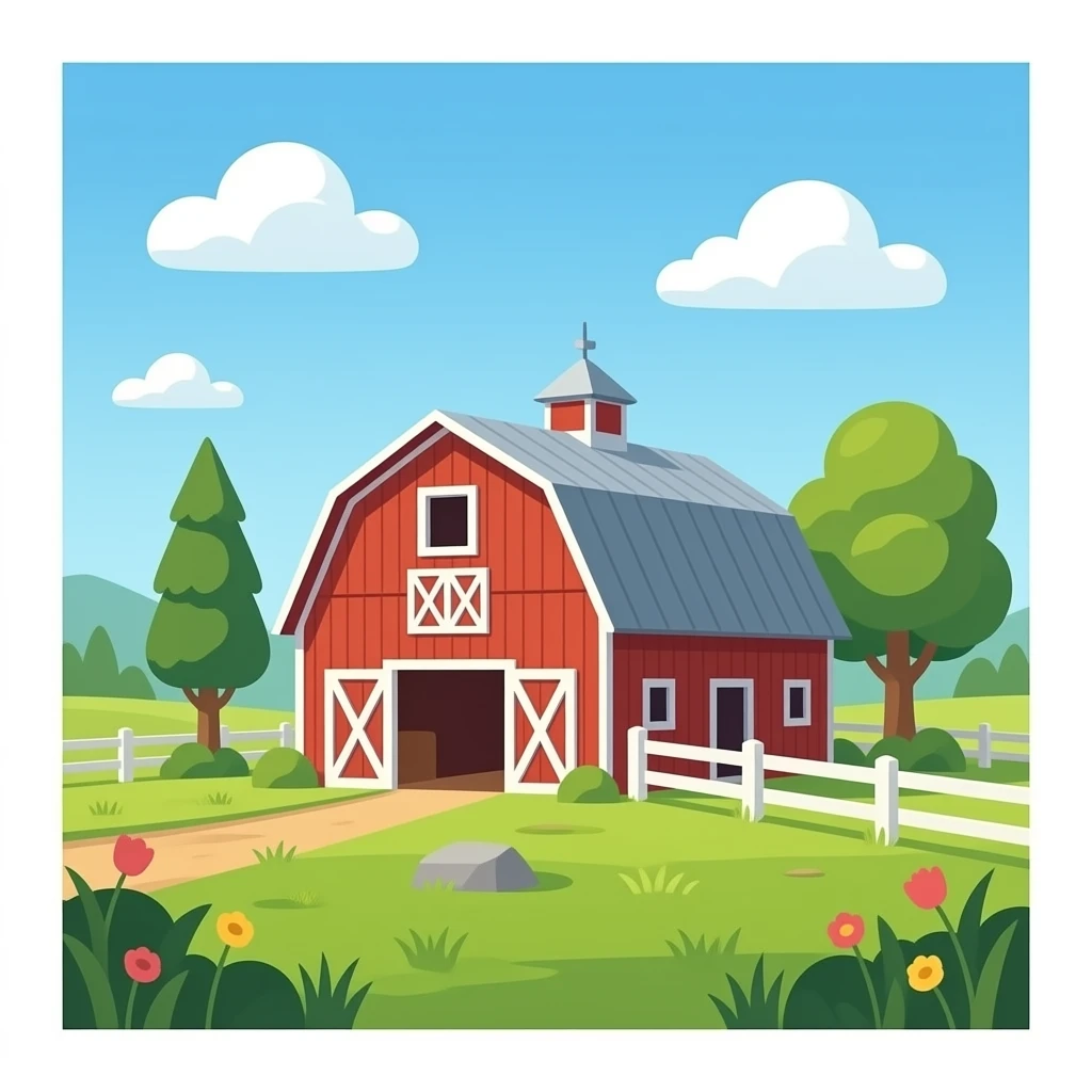 stable barn emoji