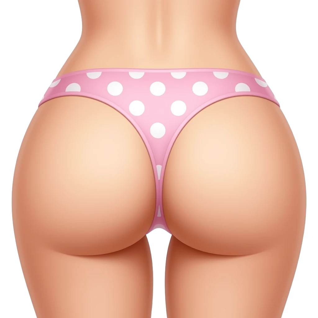 Pink butt hole white butt cheeks spread emoji