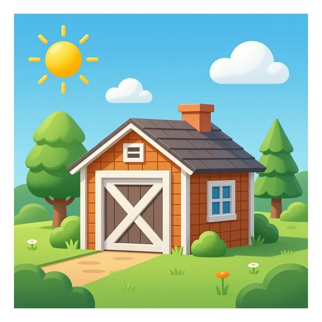 Tool shed emoji