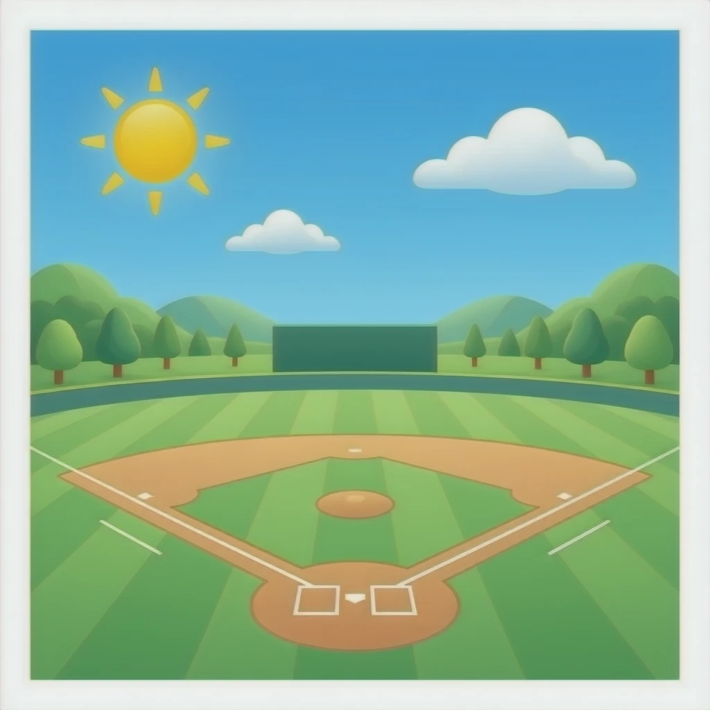 Baseball Field of Dreams emoji
