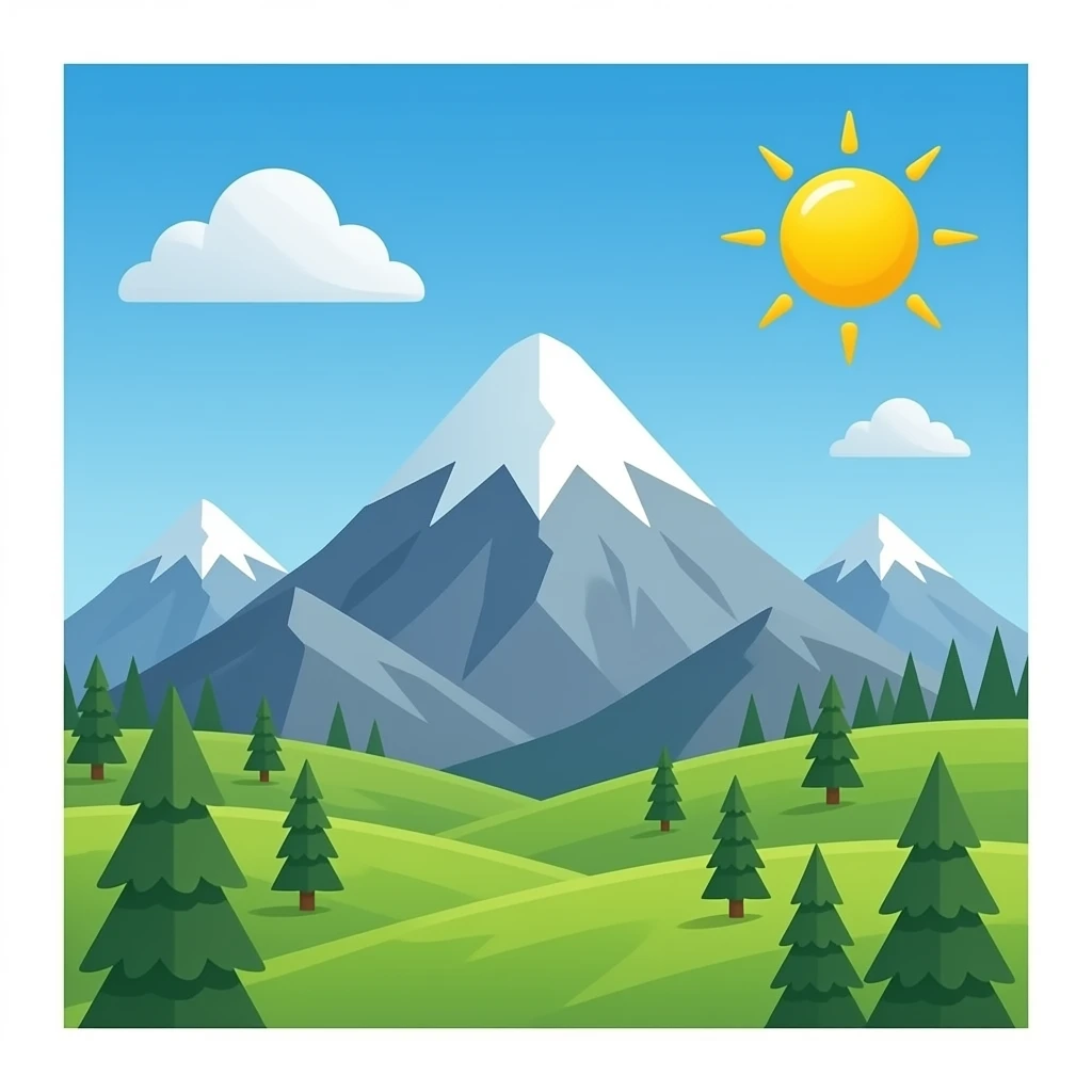 mountain emoji