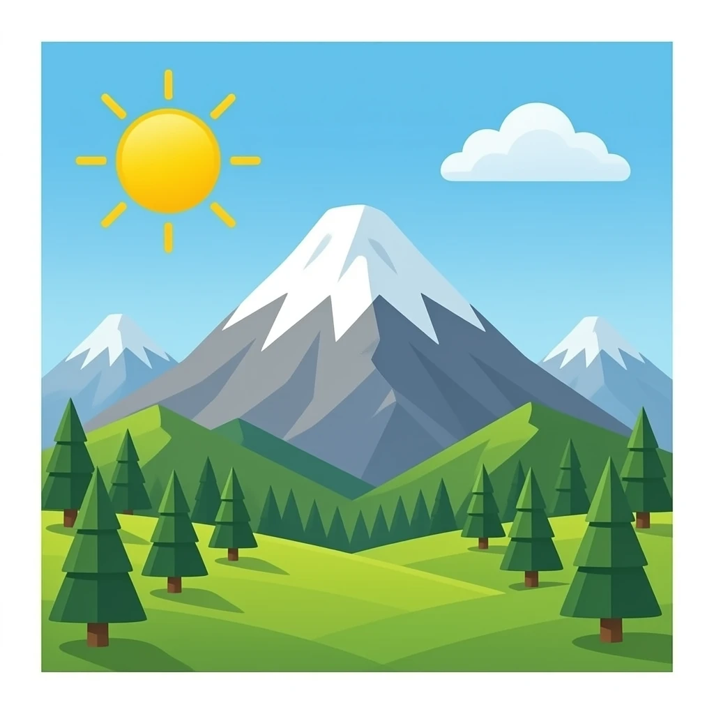 mountain emoji