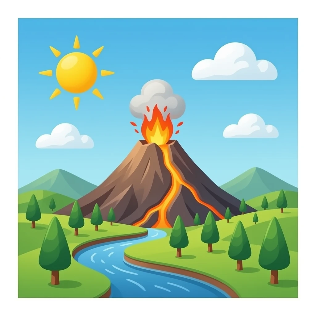 🌋 emoji