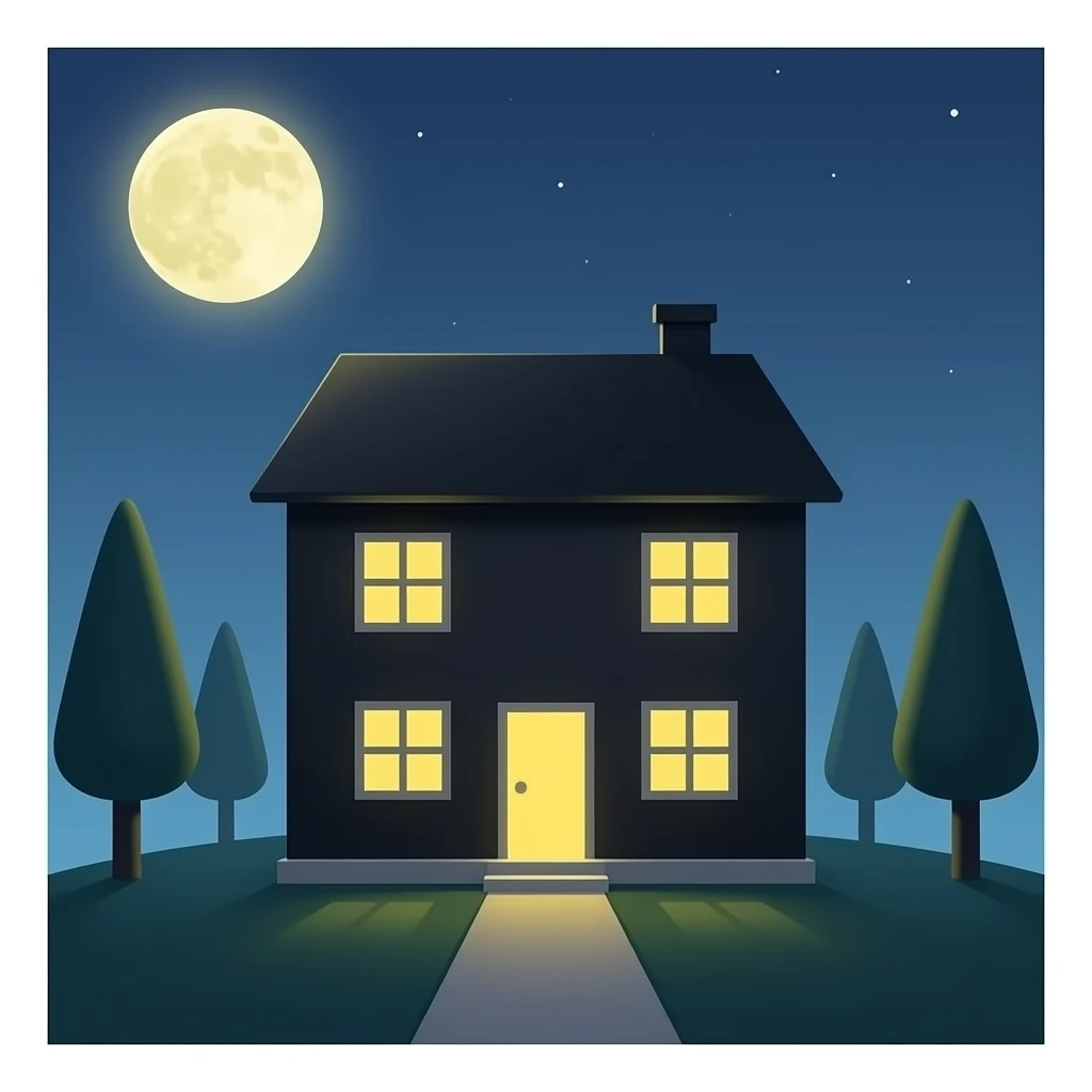 black house without backround emoji