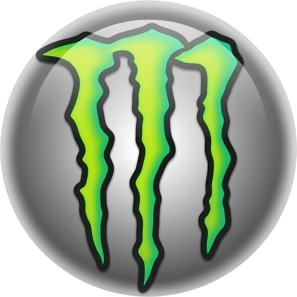 Monster energy logo no can emoji