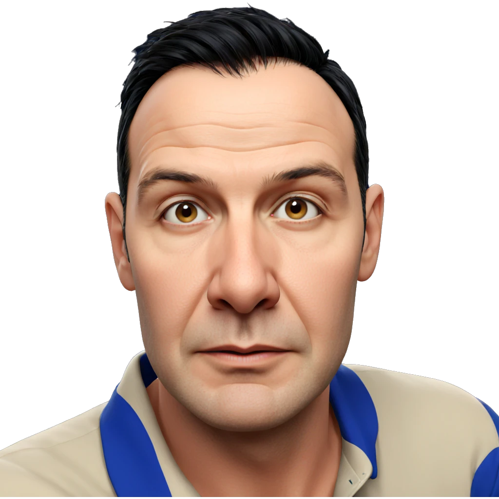 realistic male portrait with black hair emoji