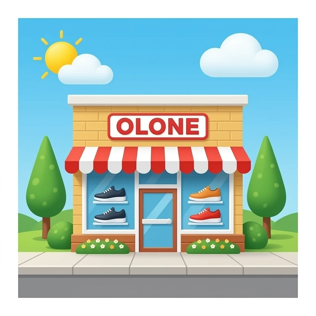 tienda de zapatos emoji