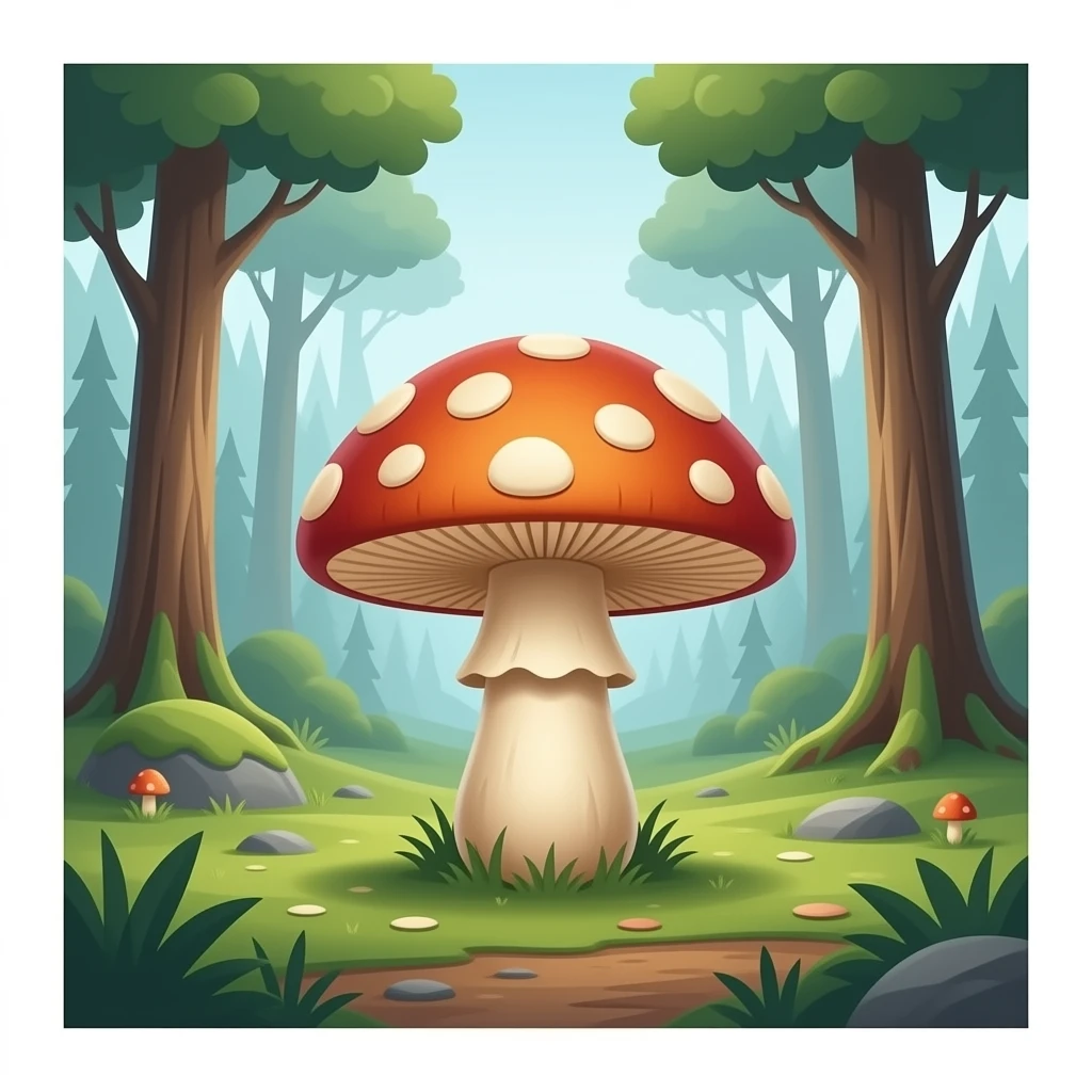 forest mushroom emoji