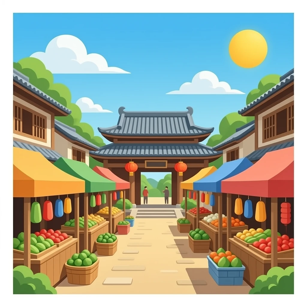재래시장 emoji
