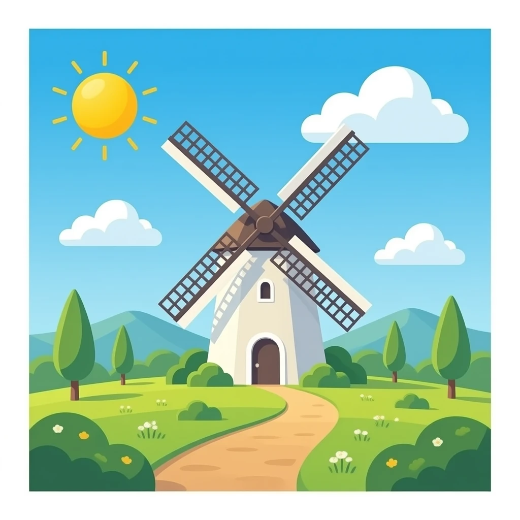 french windmill emoji