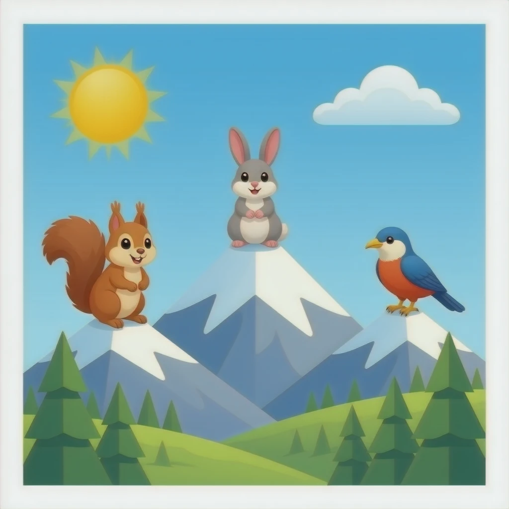 🐿🐇🐹🐦⛰️🏞 emoji
