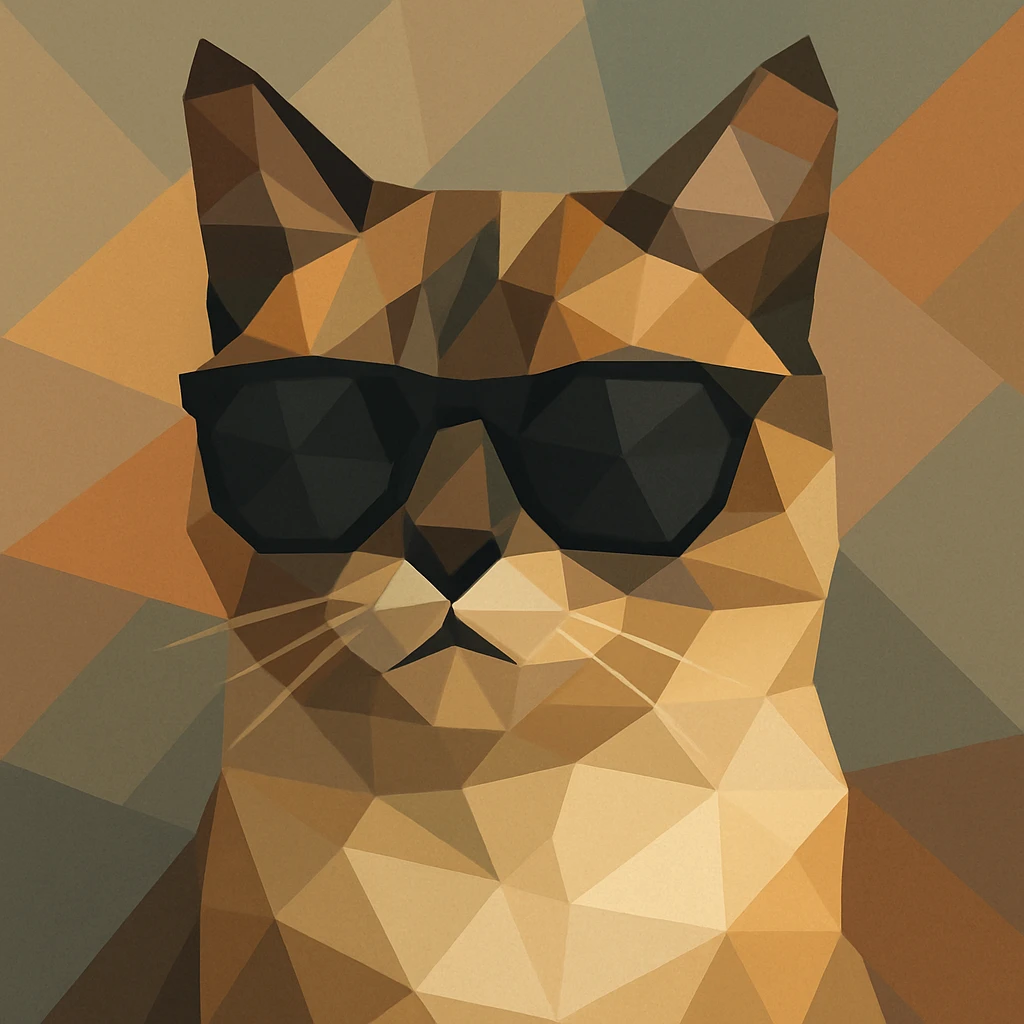 Cat wearing sunglasses emoji