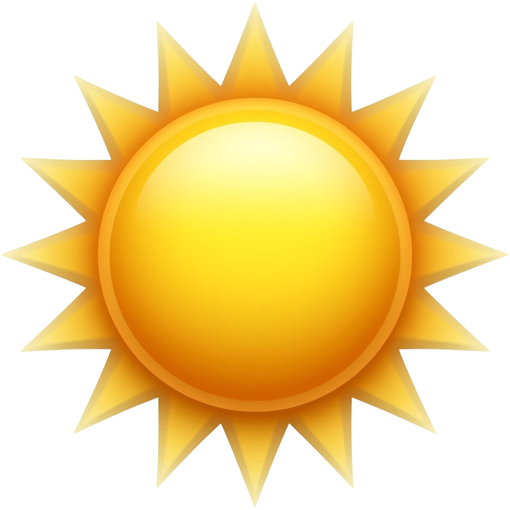 Sun emoji