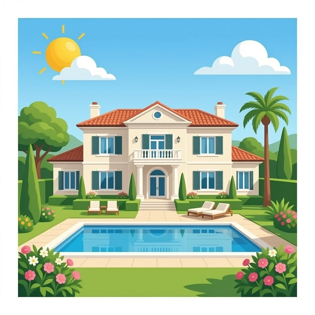 Luxury villa emoji
