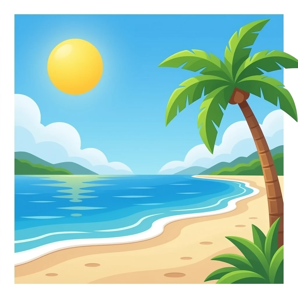 Sunny day emoji