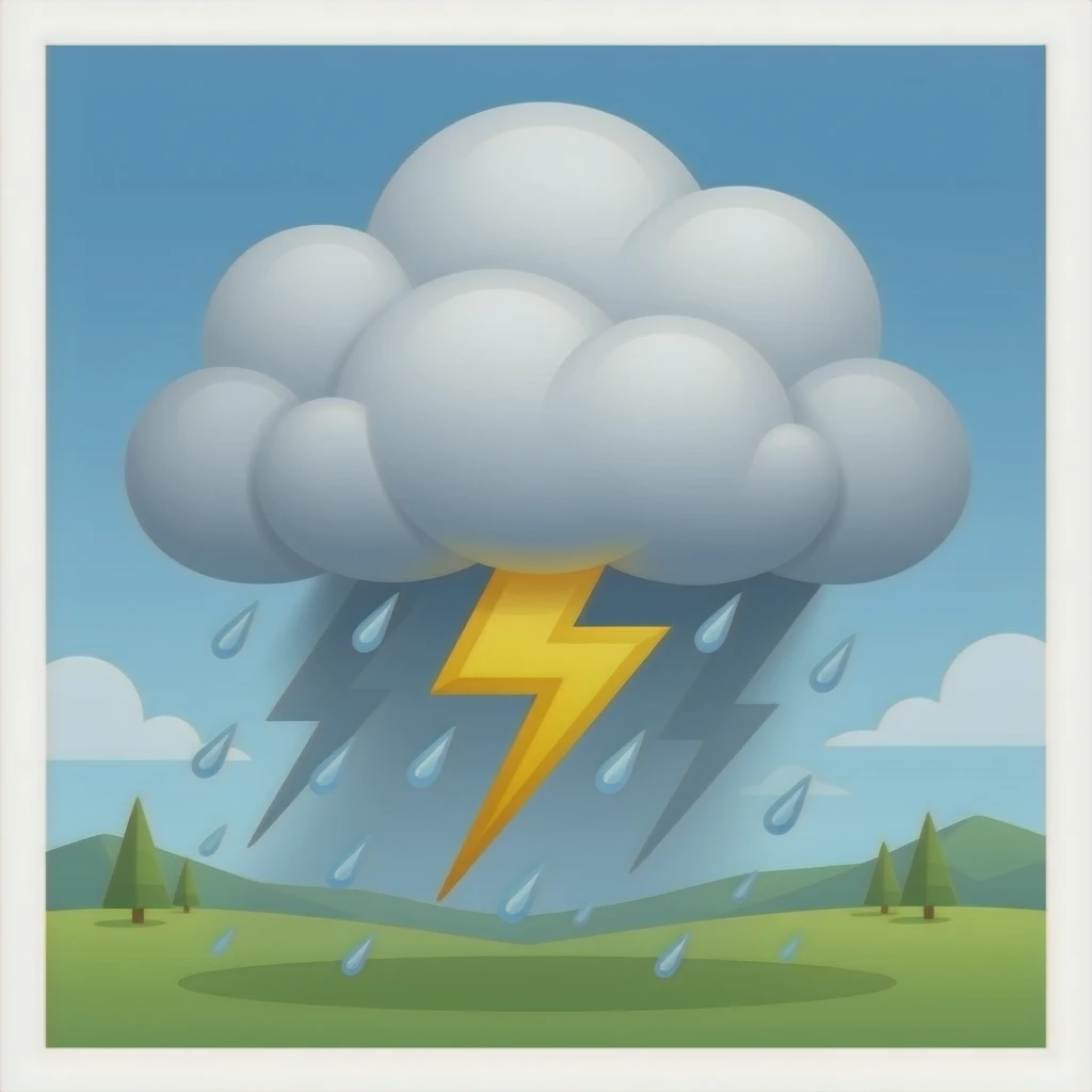Cloud fight. emoji