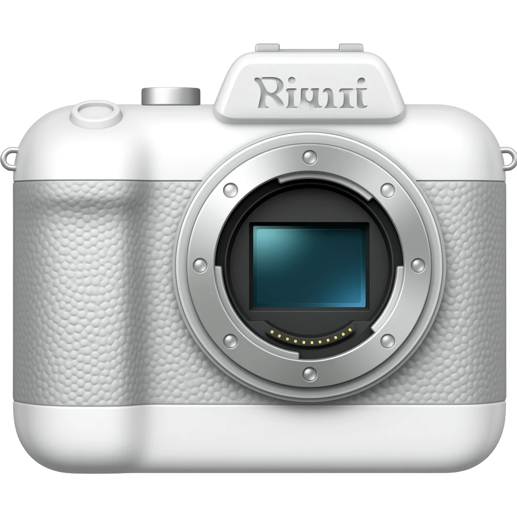 White camera emoji