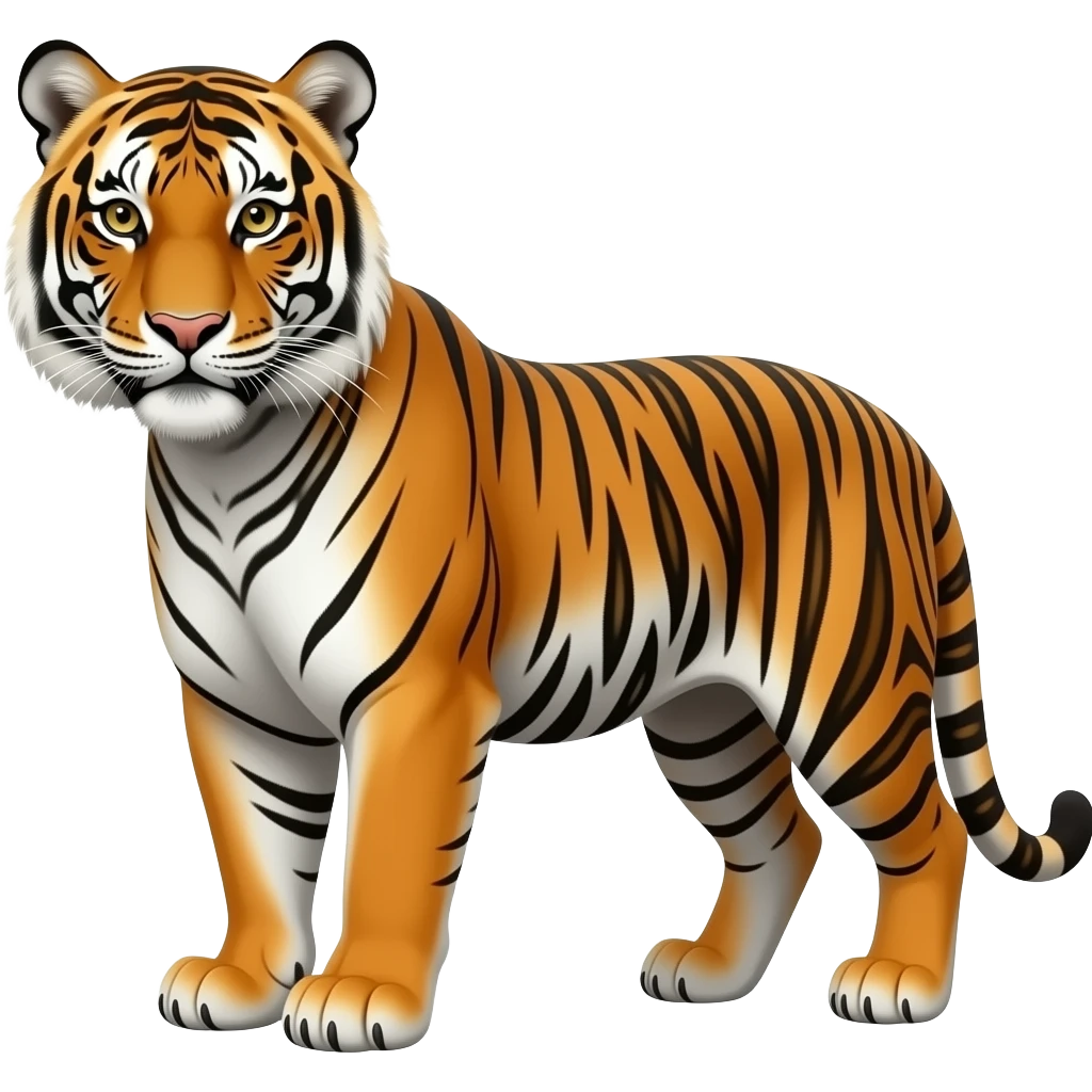 a tiger emoji