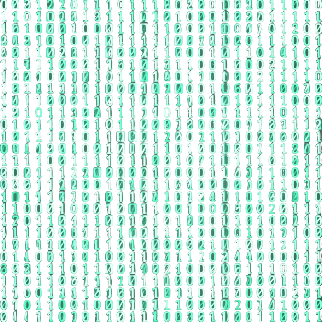 digital rain matrix minimal emoji
