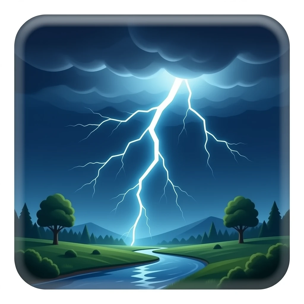 lightning emoji