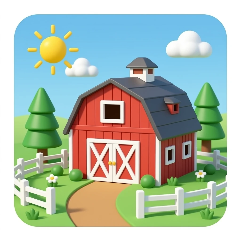 toy barn emoji