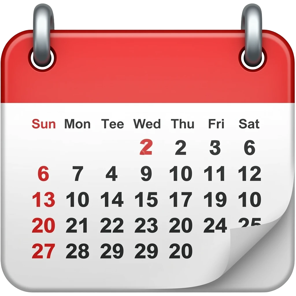 calender emoji