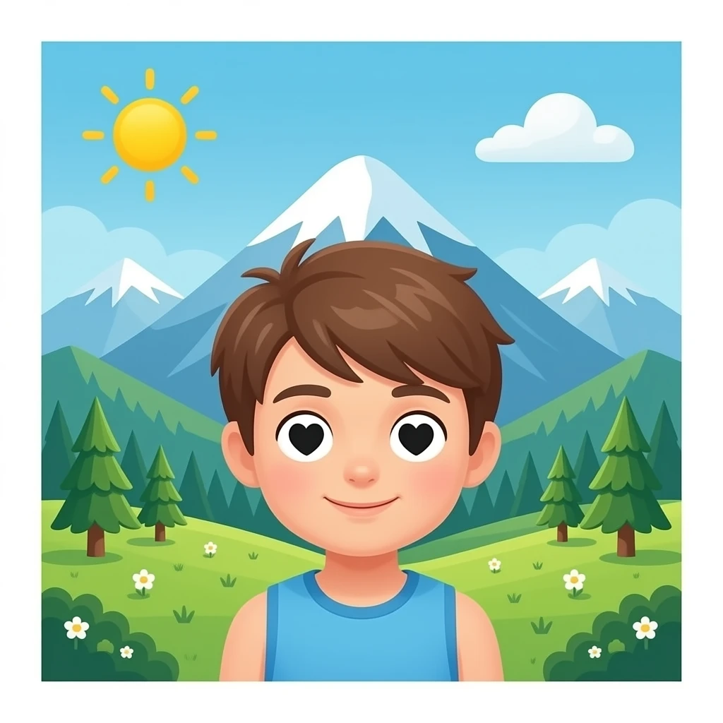 😍⛰️ emoji
