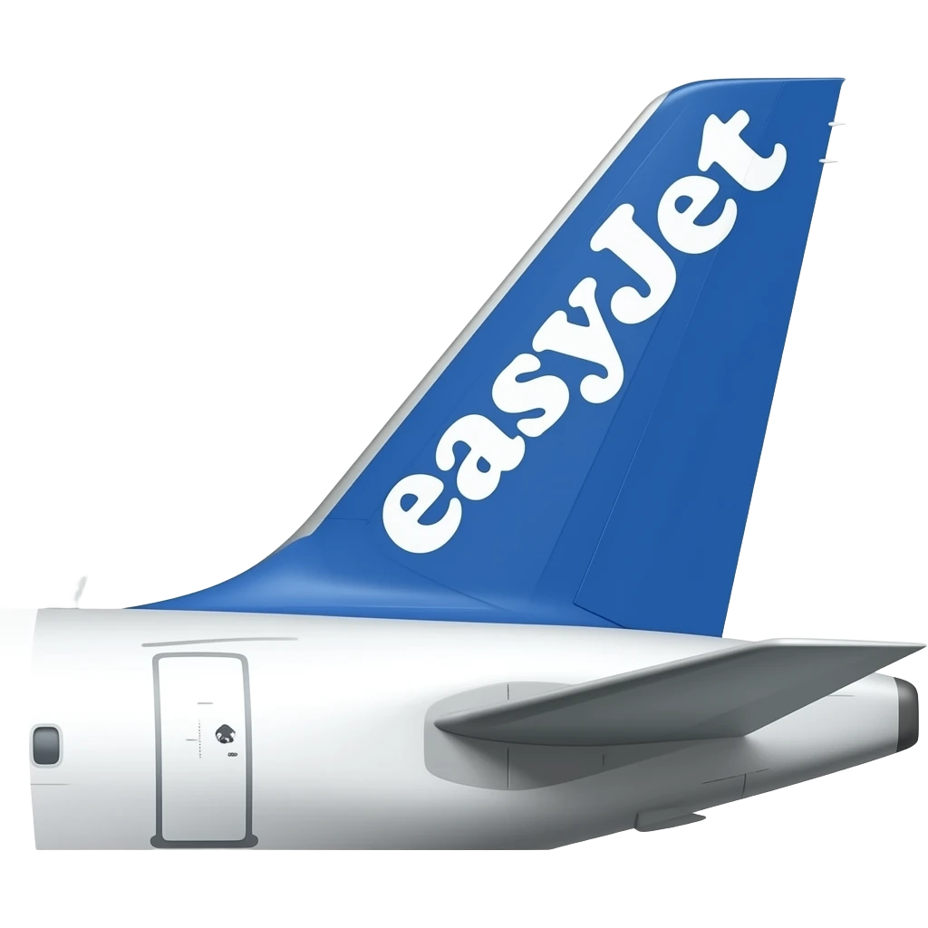 Make a tailfin from easyjet emoji
