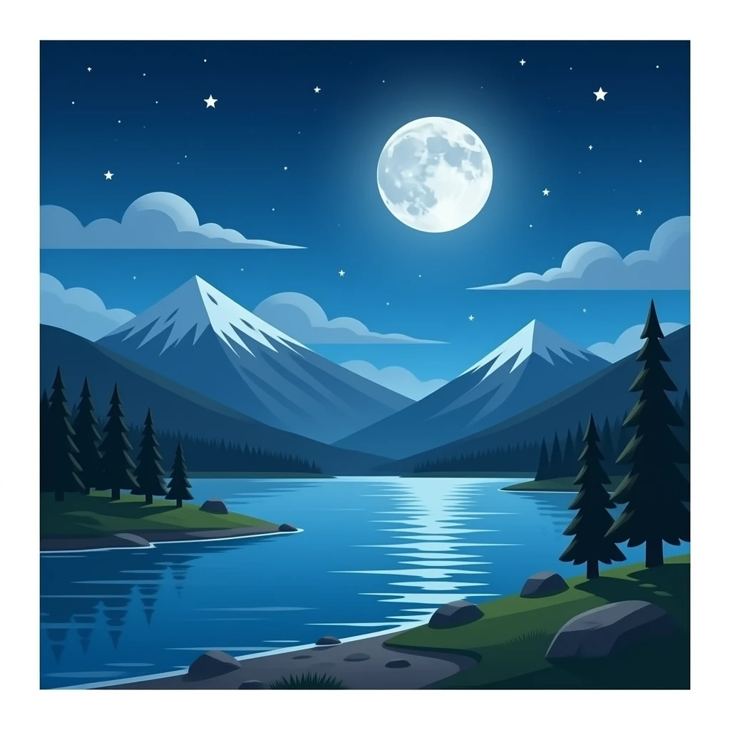 ماه آبی emoji