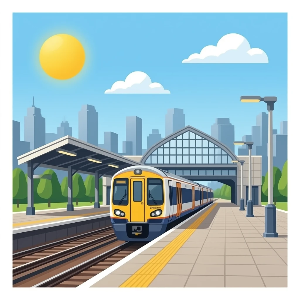 TRAIN STATION emoji