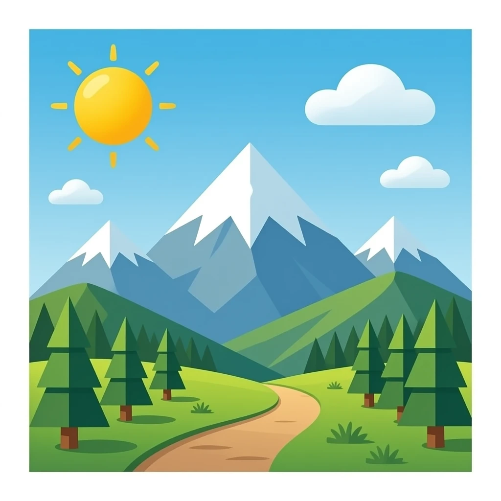 mountain emoji