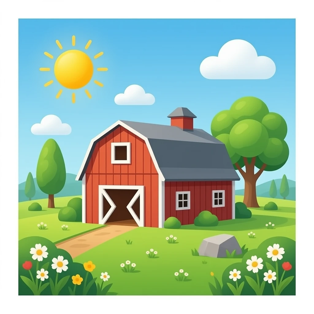 barn emoji