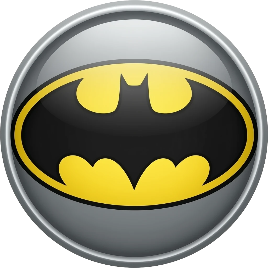 Batman logo emoji
