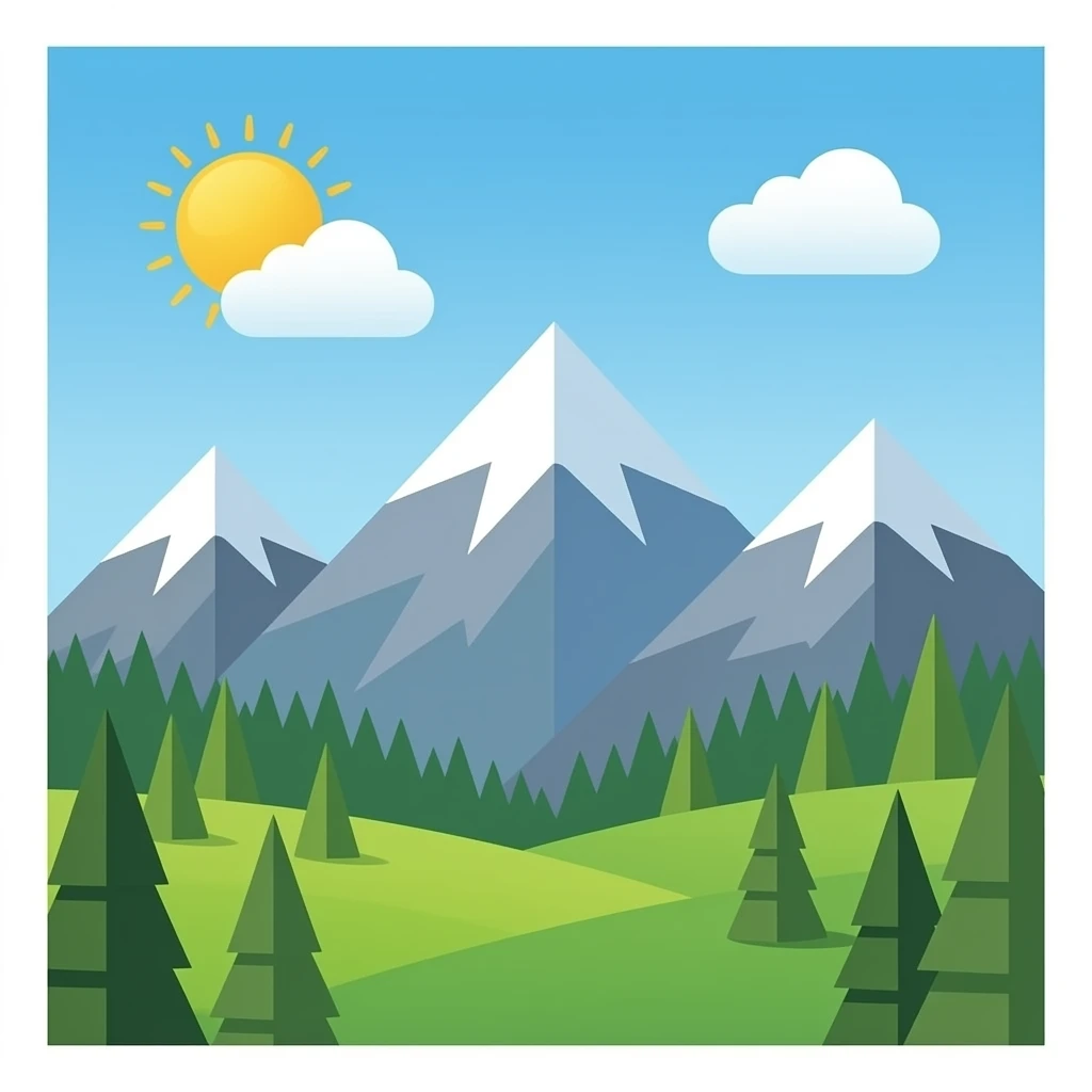Mountains emoji
