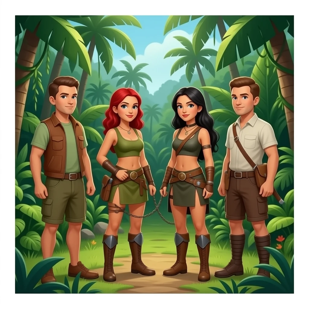 jungle survival needy liberal males collared leashed submit serving femdom survivalist tough women warriors emoji