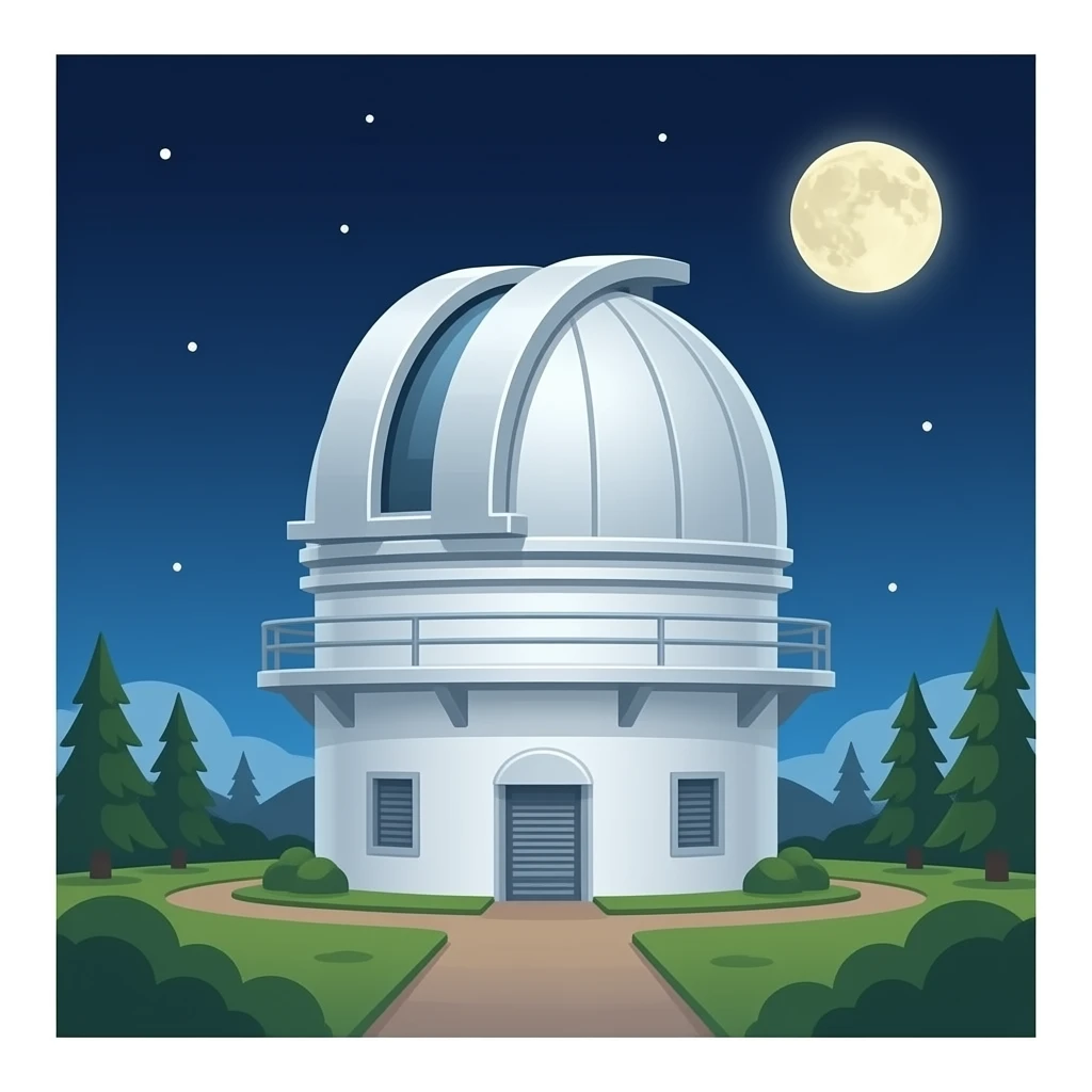 Observatory tower emoji