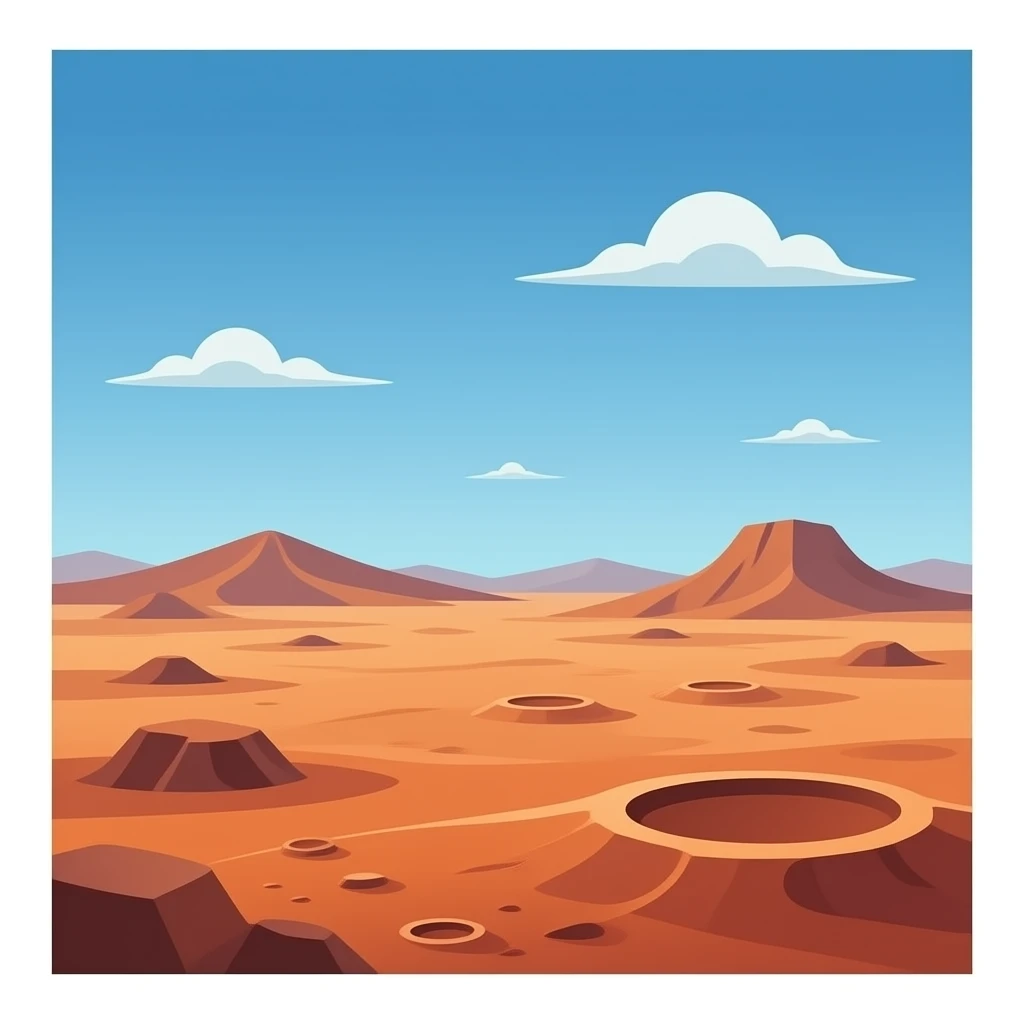 Red planet mars emoji