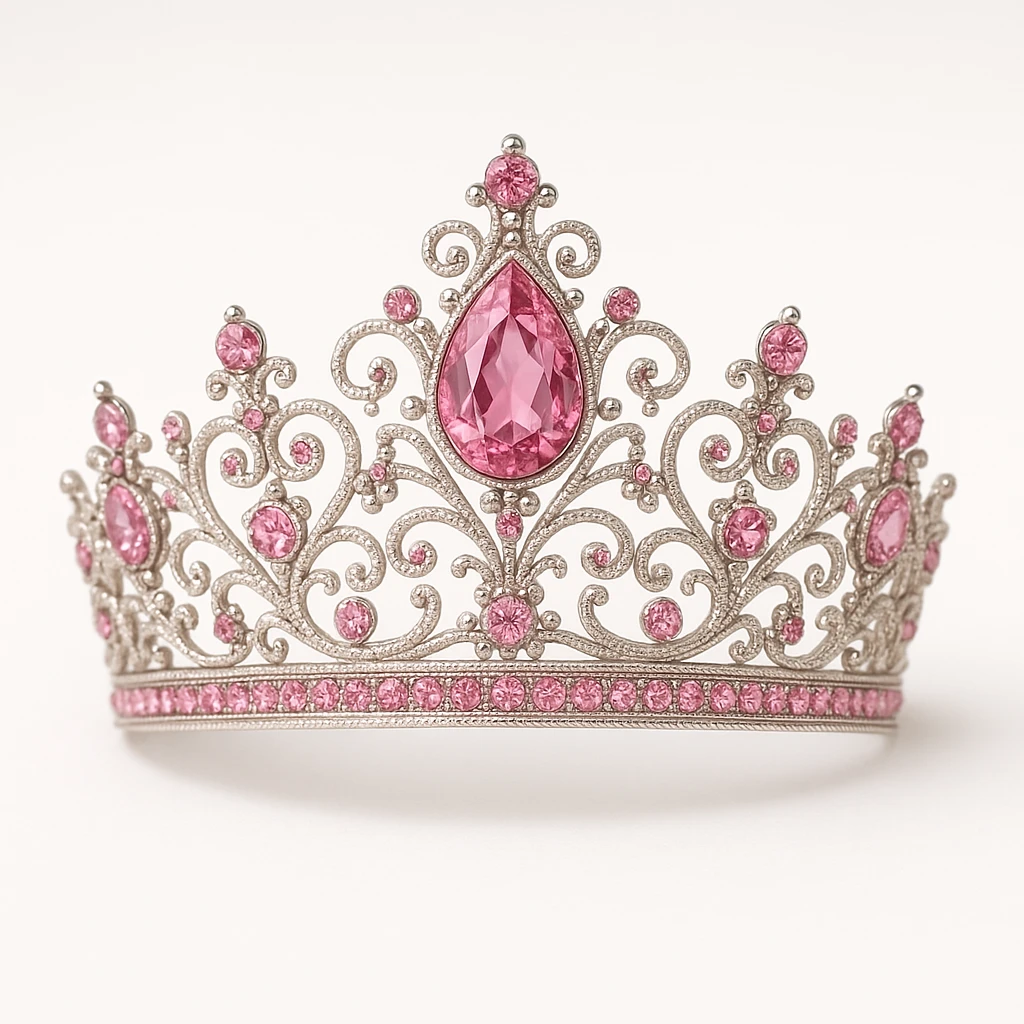 pink tiara emoji