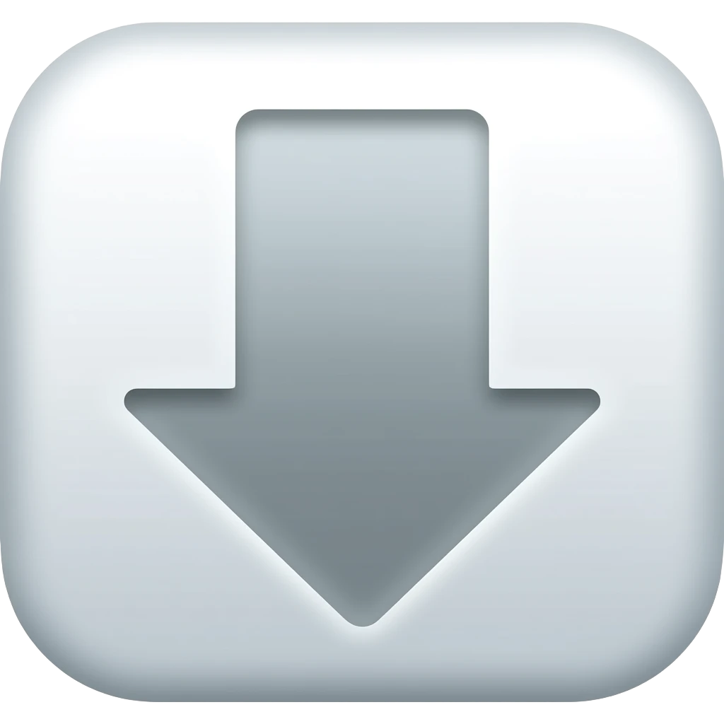down below icon emoji