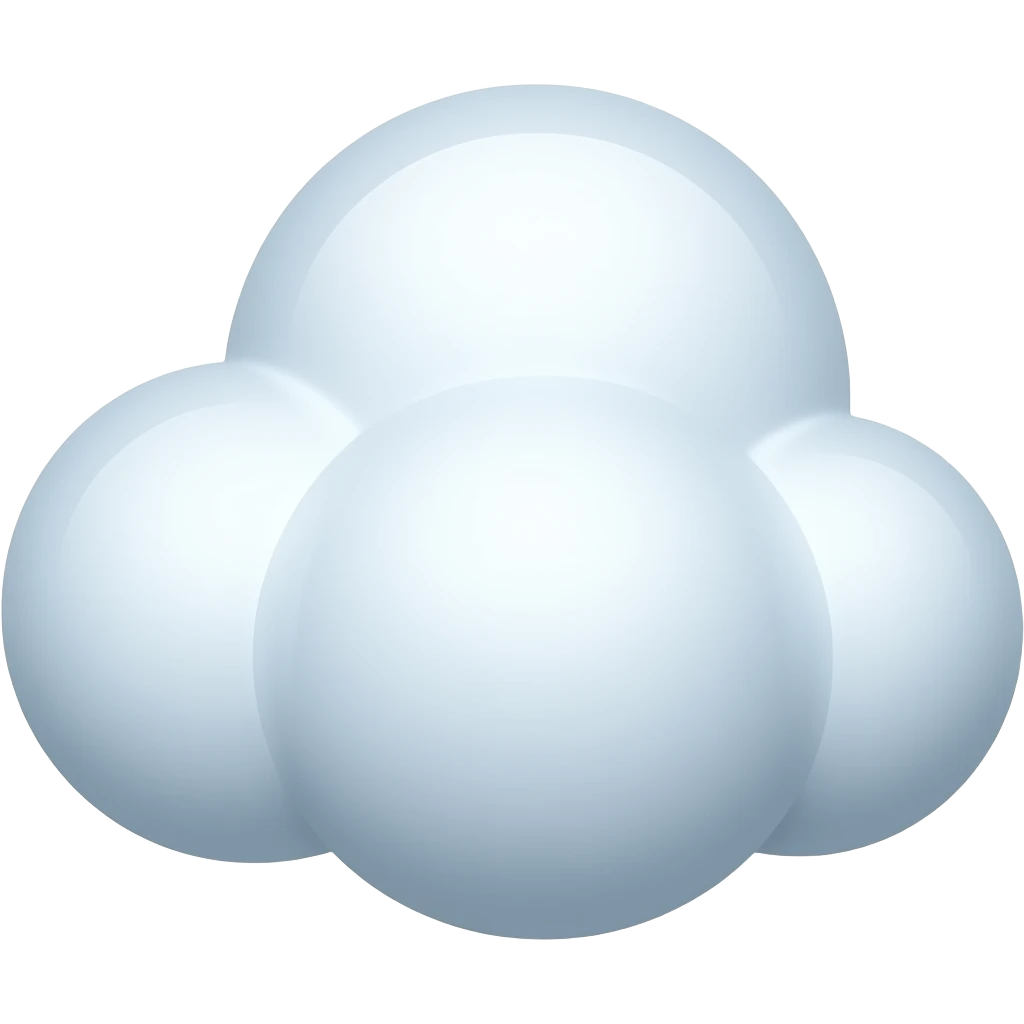 Cloud emoji