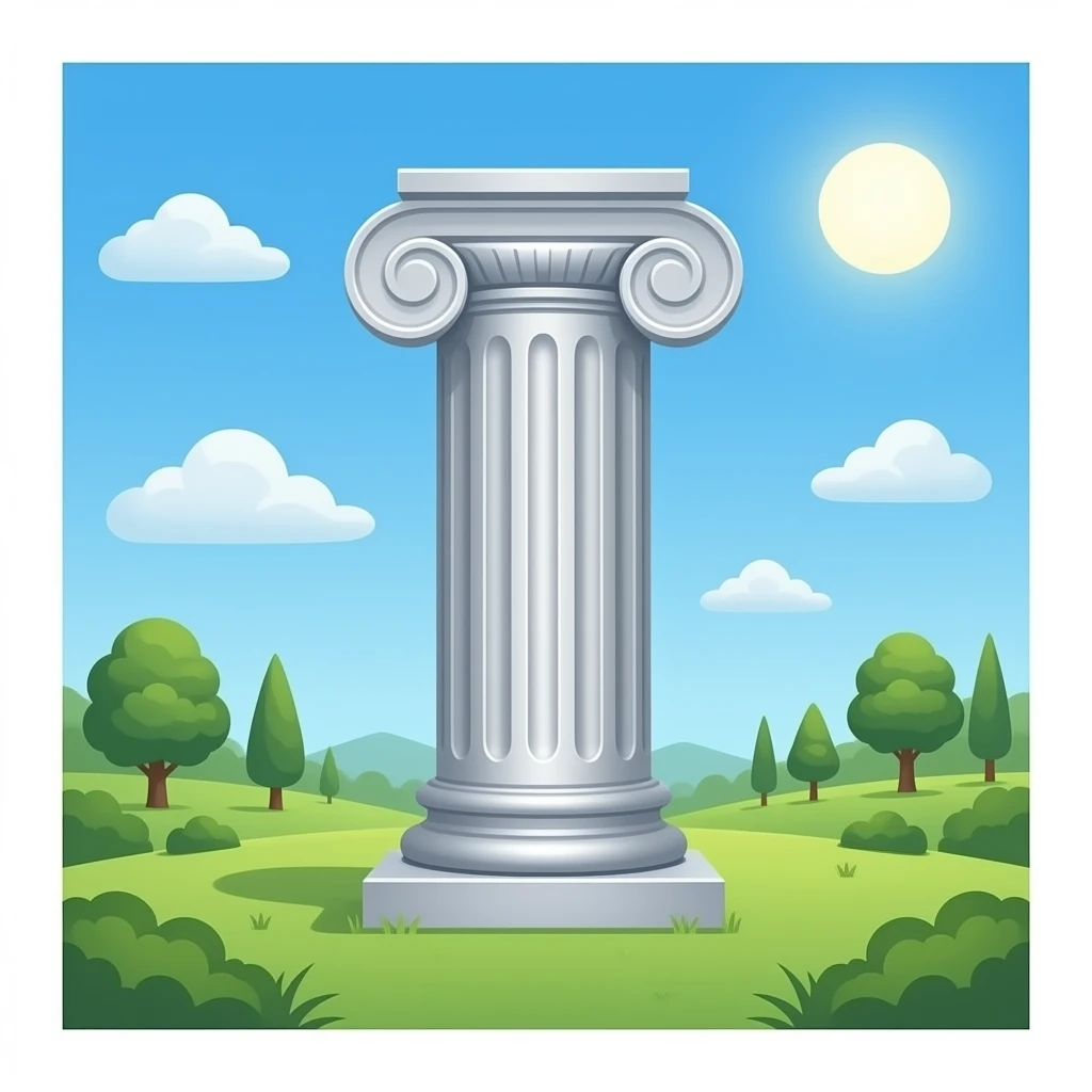 Silverpelare emoji