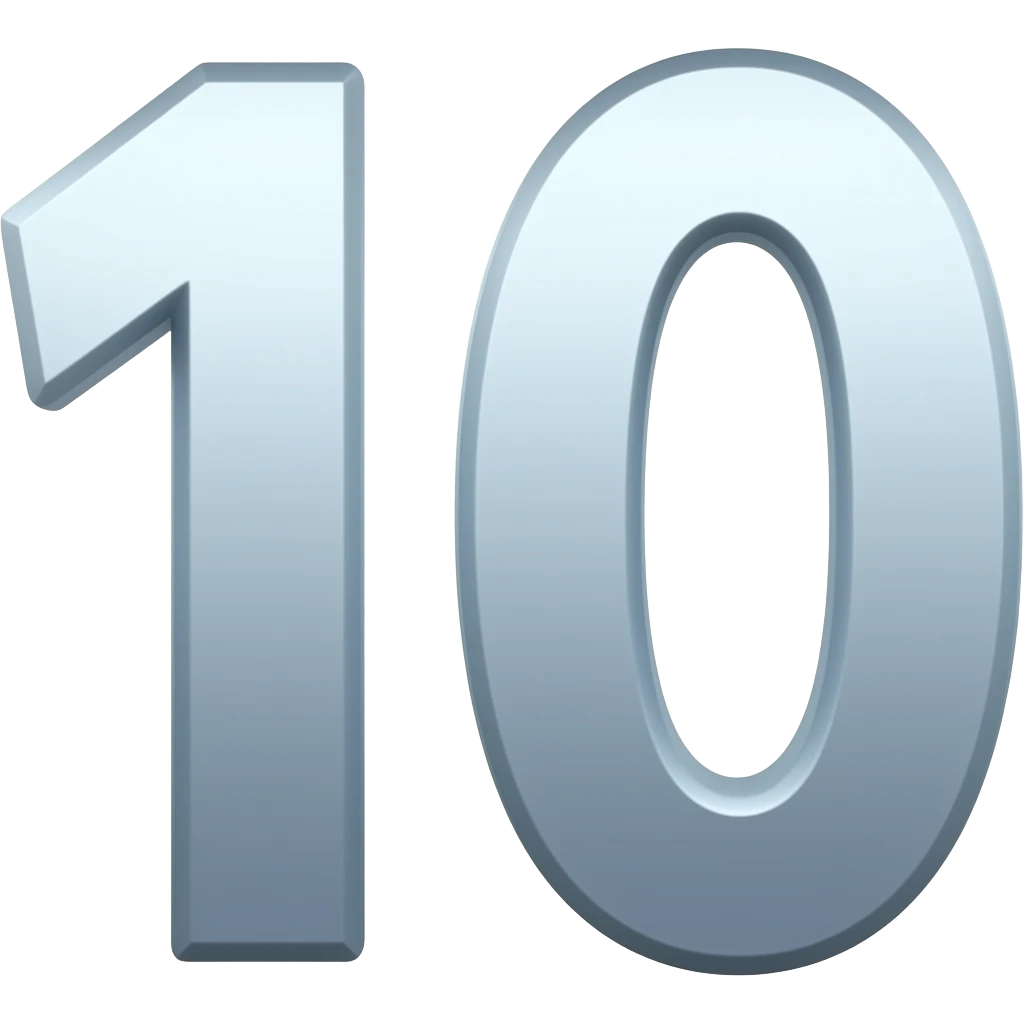 10 emoji