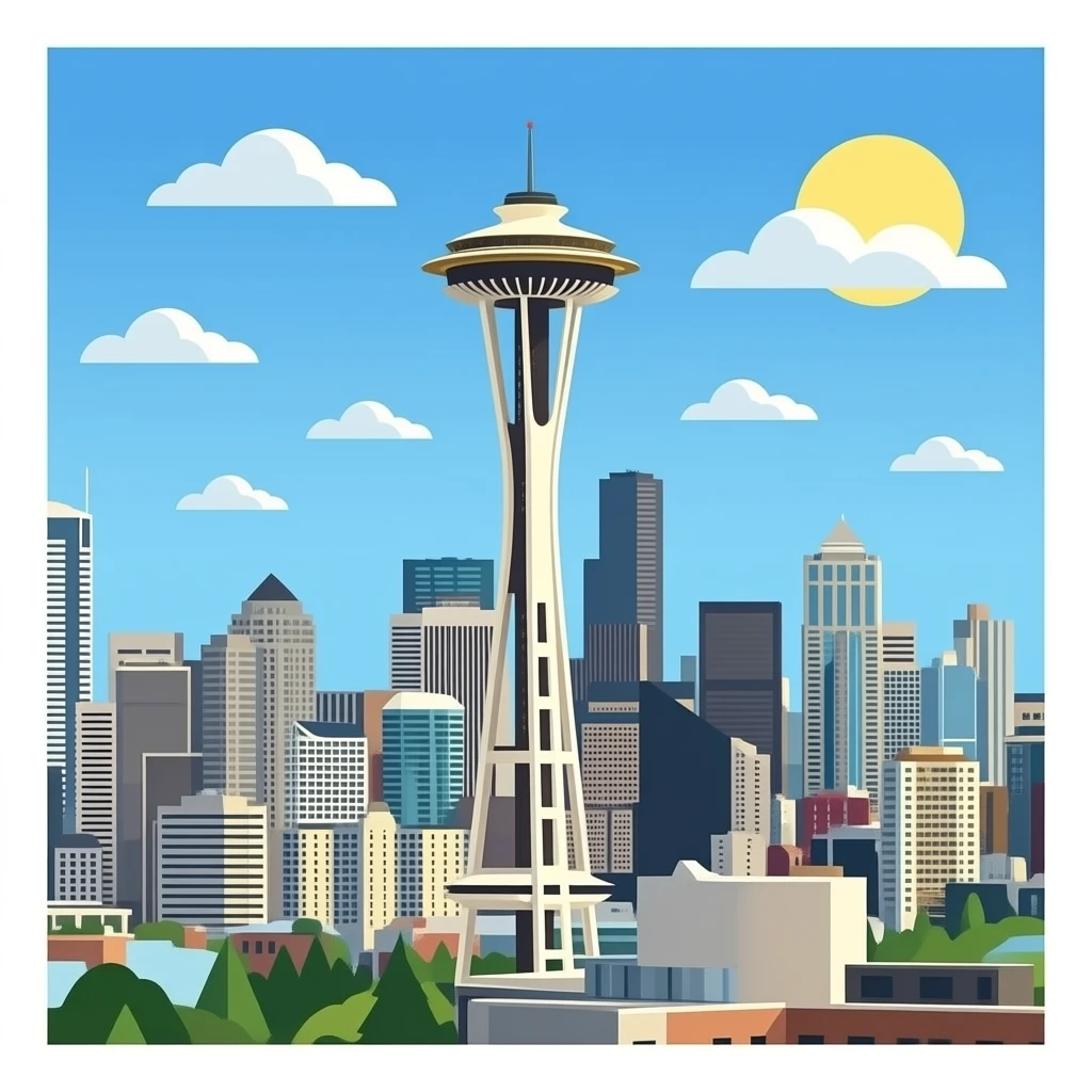 space needle emoji