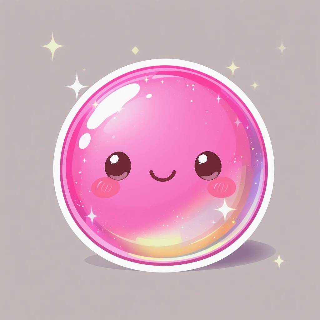 cute and shiny object with sparkles, no background emoji