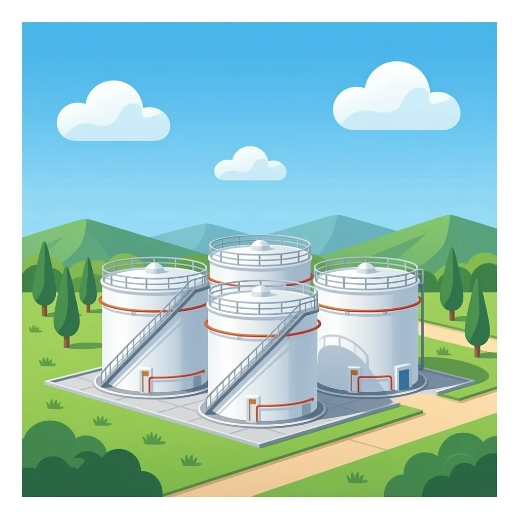 Oil storage facility emoji