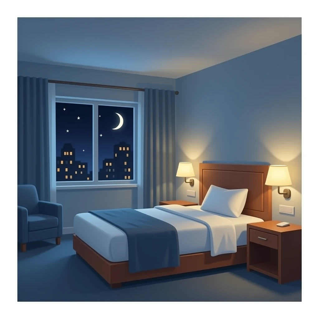 empty hotel room emoji