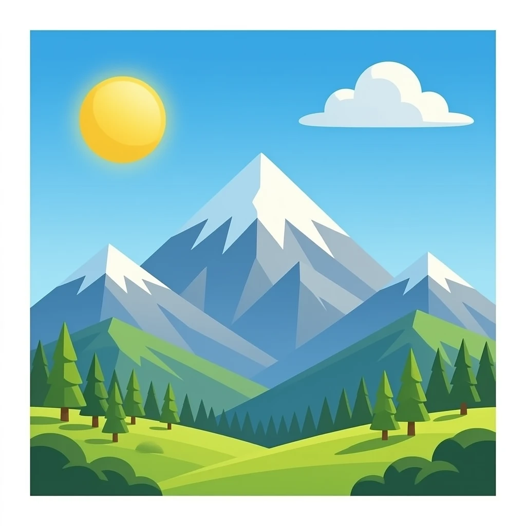 mountain emoji