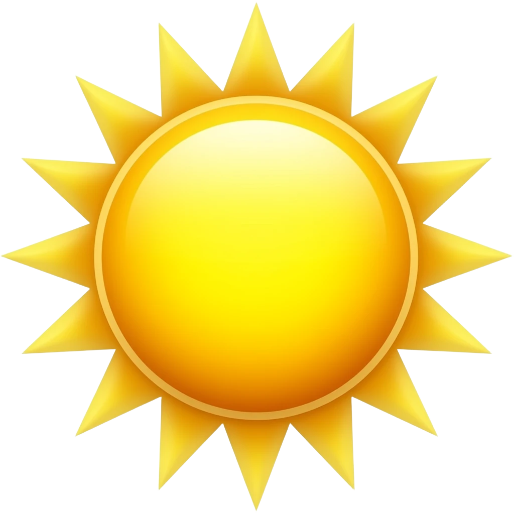Sun emoji