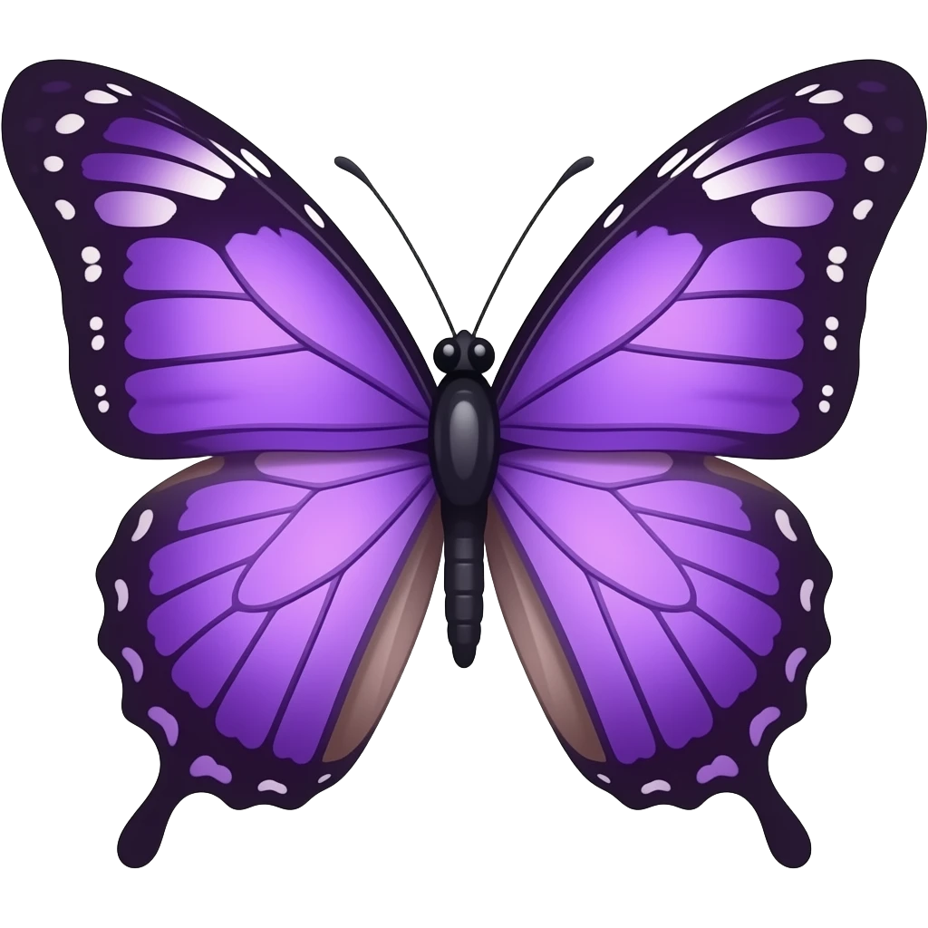 پروانه ی بنفش emoji